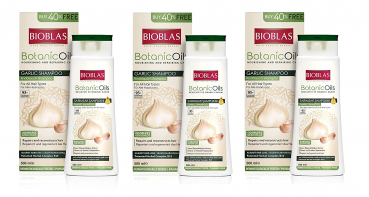Bioblas BotanicOils Garlic Shampoo 3 x 500 ml